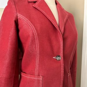 Free People Denim Blazer